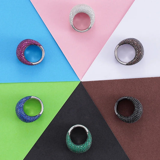 Black Spinel Sterling Silver Gemstone Ring