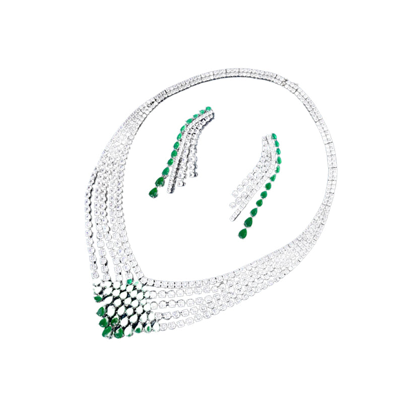 Luxury 4-Piece Irregular Geometric Jewelry Set