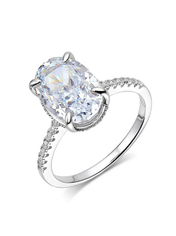 Beautiful Oval Diamond Ring - Balmas Jewelry