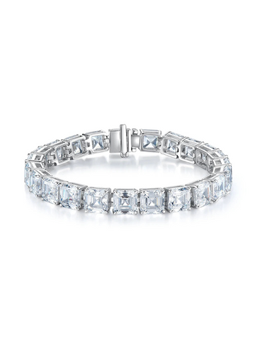 Square Diamond Pagoda Bracelet - Balmas Jewelry