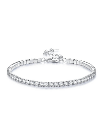 Sterling Silver High Carbon Diamond Bracelet - Balmas Jewelry