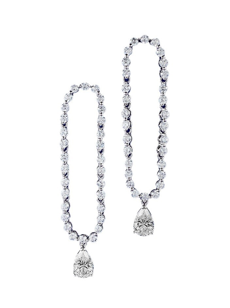 Fashionable and Versatile Tassel Diamond Earrings - Balmas Jewelry