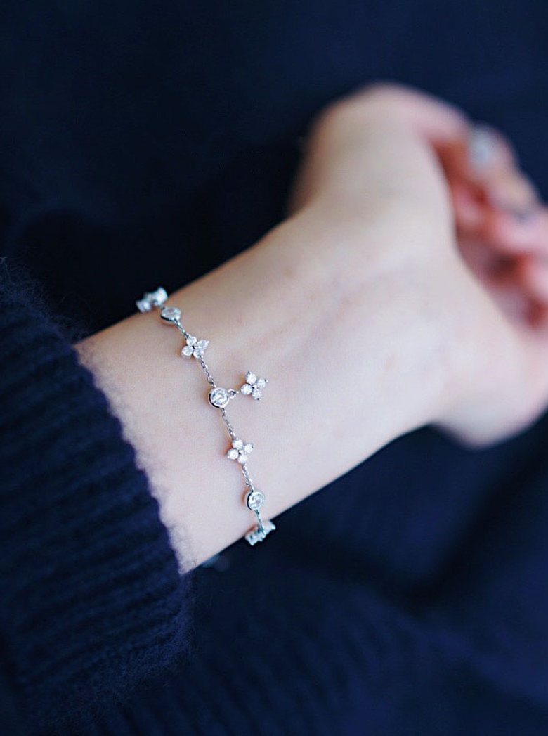 Women's Moissanite Bracelet - Balmas Jewelry