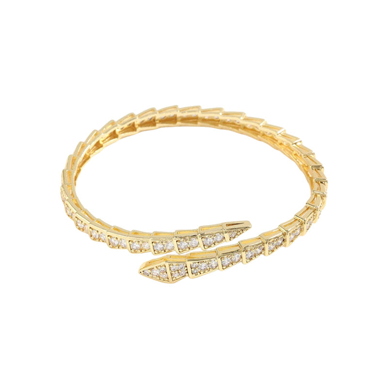 Snake Bone Open Bracelet