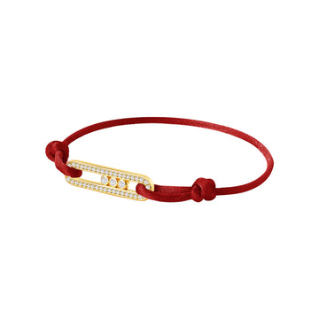 Classic Adjustable Charm Bracelet with High-Quality Zircon Rhinestones