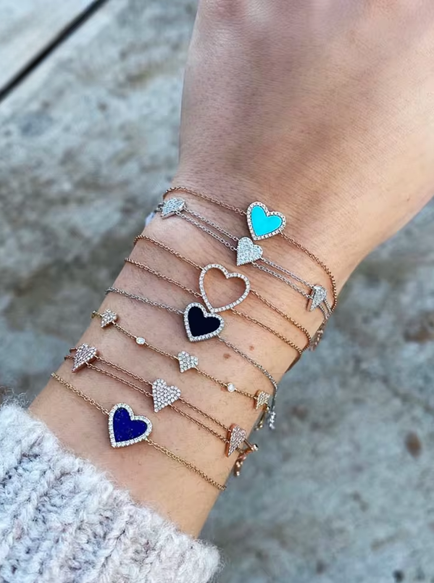 Luxury Romantic Heart Bracelet - Balmas Jewelry