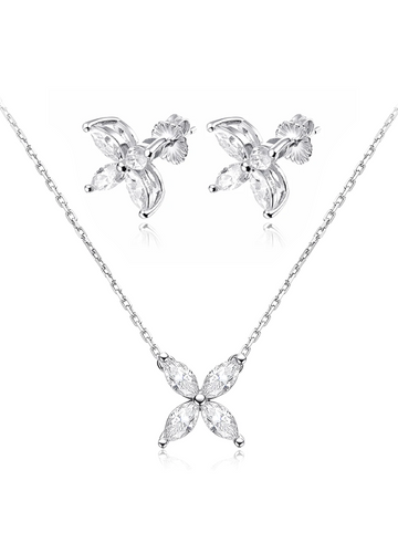 Women Sparkling Fine Jewelry Set