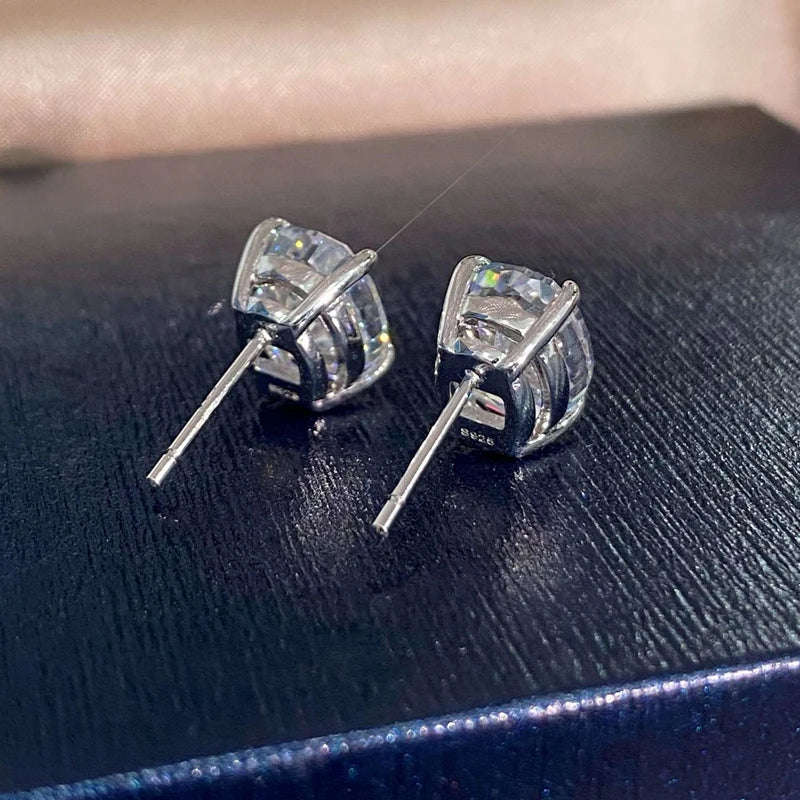 Oval Pink 5A Zirconia Earrings - Balmas Jewelry