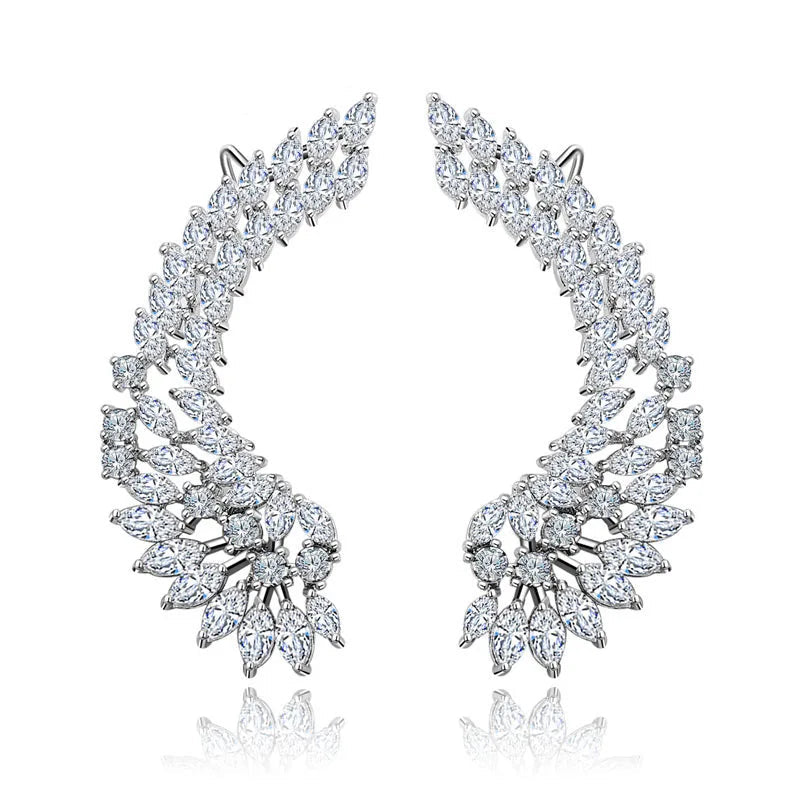 Luxury Angel Wings Women Earrings for Bridal Wedding Gifts