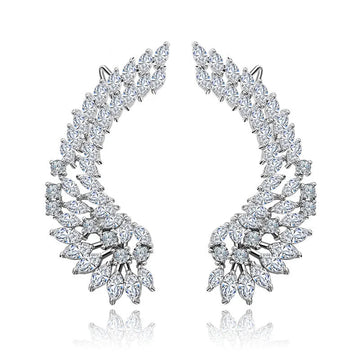 Luxury Angel Wings Women Earrings for Bridal Wedding Gifts