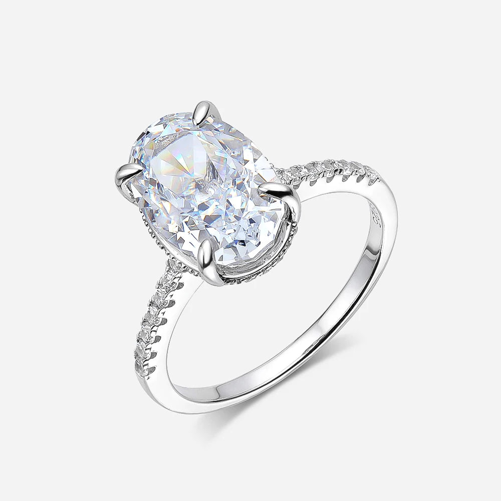 Beautiful Oval Diamond Ring - Balmas Jewelry