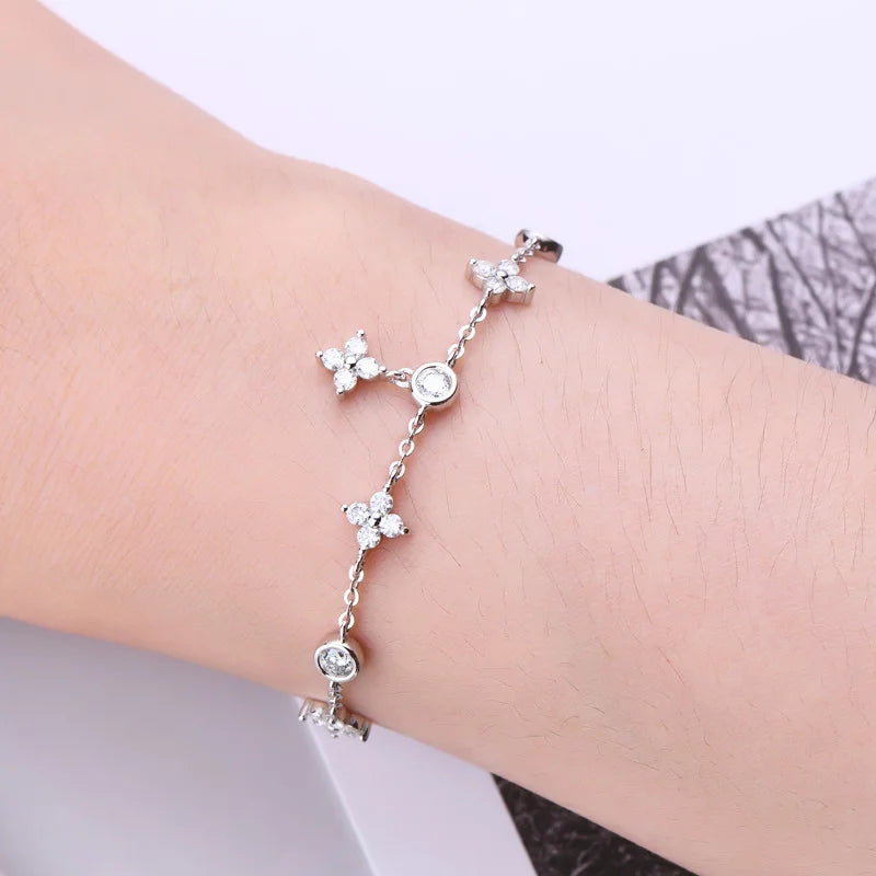 Women's Moissanite Bracelet - Balmas Jewelry