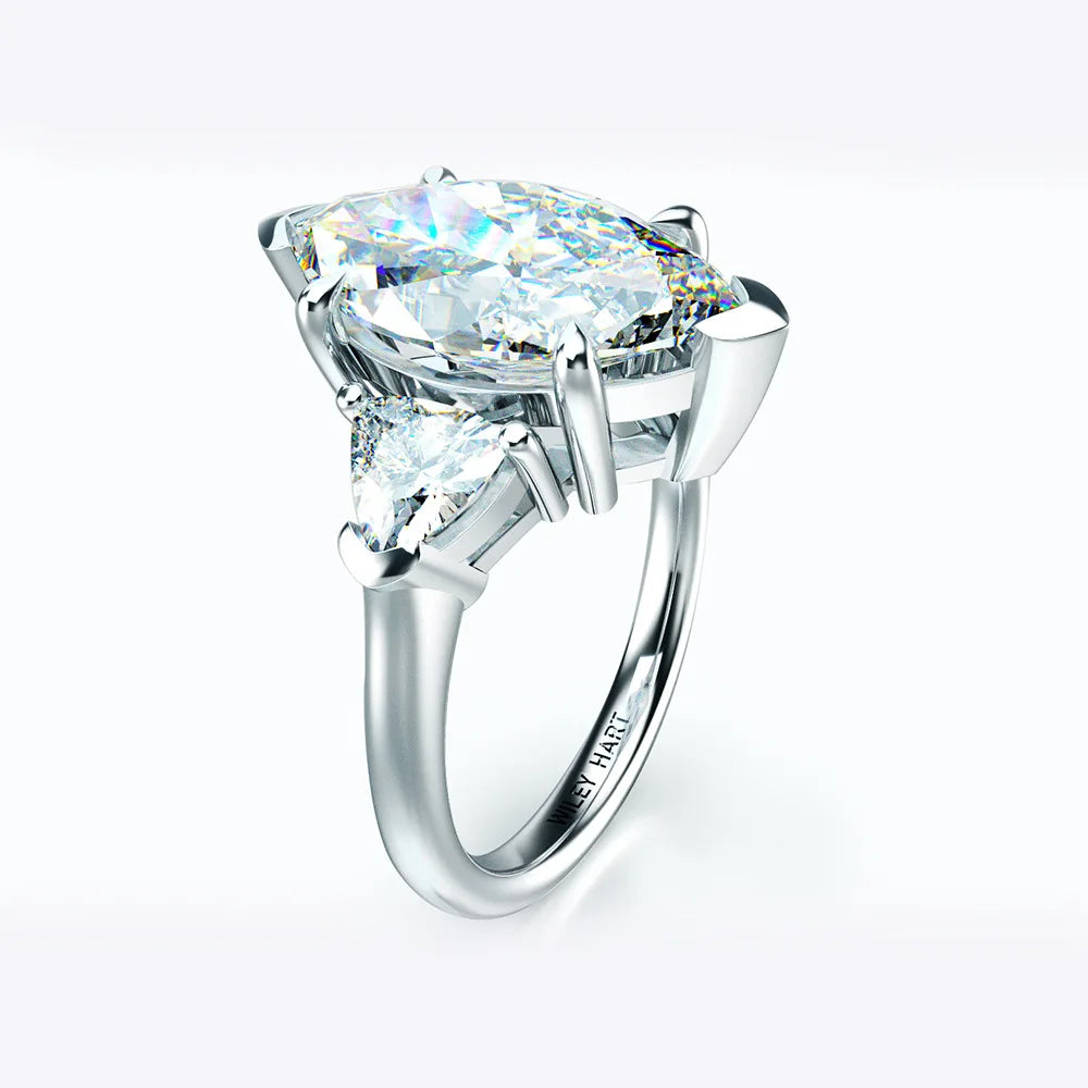 Sterling Silver Sparkling Topaz Diamond Ring - Balmas Jewelry