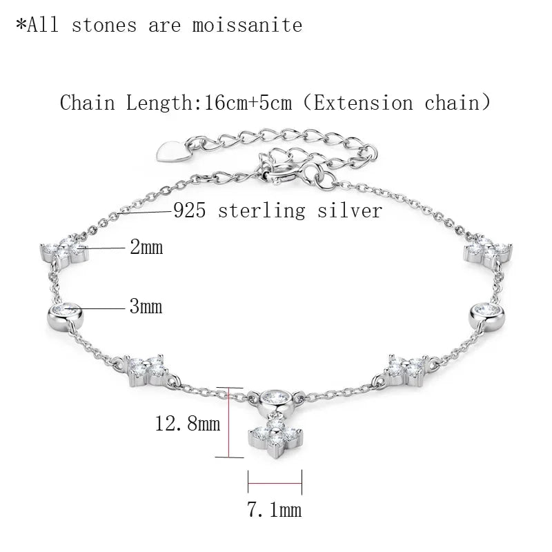 Women's Moissanite Bracelet - Balmas Jewelry