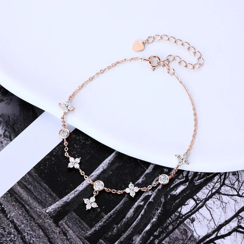 Women's Moissanite Bracelet - Balmas Jewelry