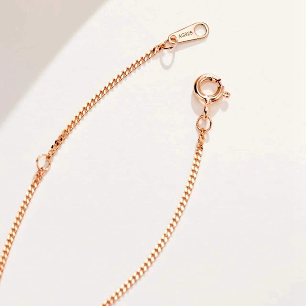 Sterling Silver Heart Shape Gemstone Pendant Necklace - Balmas Jewelry