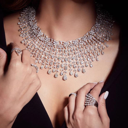Luxury 4-Piece Bridal Jewelry Set for Women